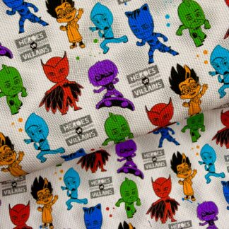 Pj Heroes 004 Canvas Fabric Sheet