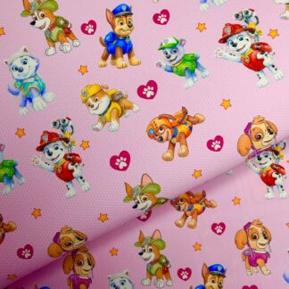 Rescue Pups 009 Canvas Fabric Sheet