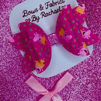 Pink Piggie 028 Hair Bow