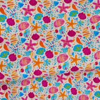 Seashells 002 Canvas Fabric Sheet