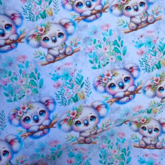 Koala 001 Canvas Fabric Sheet