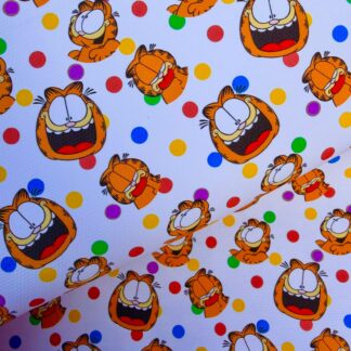 Ginger Cat 001 Canvas Fabric Sheet