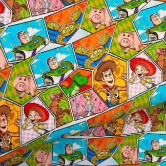 Pixar Movies 101 Canvas Fabric Sheet