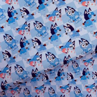 Blue Dog 053 Canvas Fabric Sheet