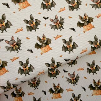 Bats 001 Canvas Fabric Sheet