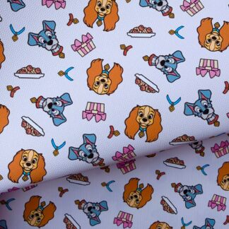 Disney Pups 001 Canvas Fabric Sheet