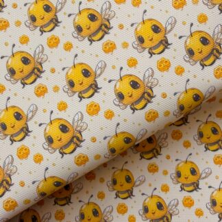 Bees 002 Canvas Fabric Sheet