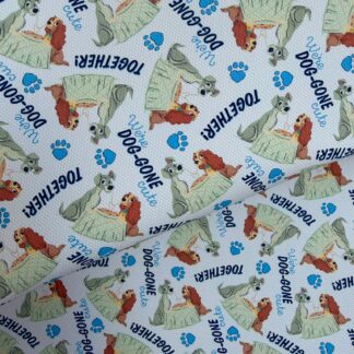 Disney Pups 002 Canvas Fabric Sheet