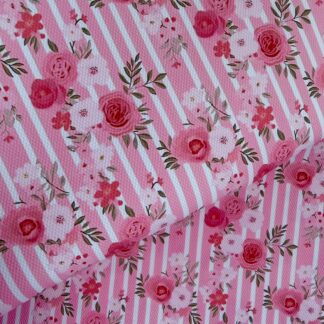 Flowers 074 Canvas Fabric Sheet