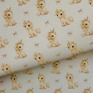 Unicorn 026 Canvas Fabric Sheet