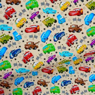 Cars 010 Canvas Fabric Sheet