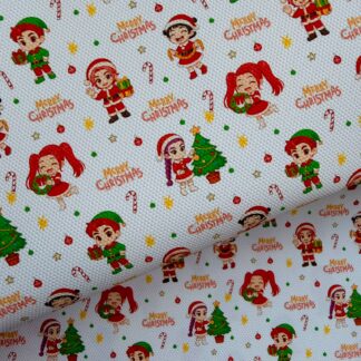 K Pop Christmas 005 Canvas Fabric Sheet