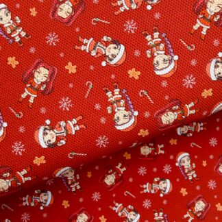 K Pop Christmas 007 Canvas Fabric Sheet