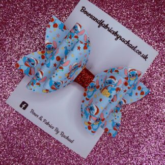 Stitch Christmas 005 Hair Bow