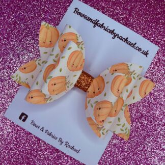 Cute Pumpkins 002 Hair Bow
