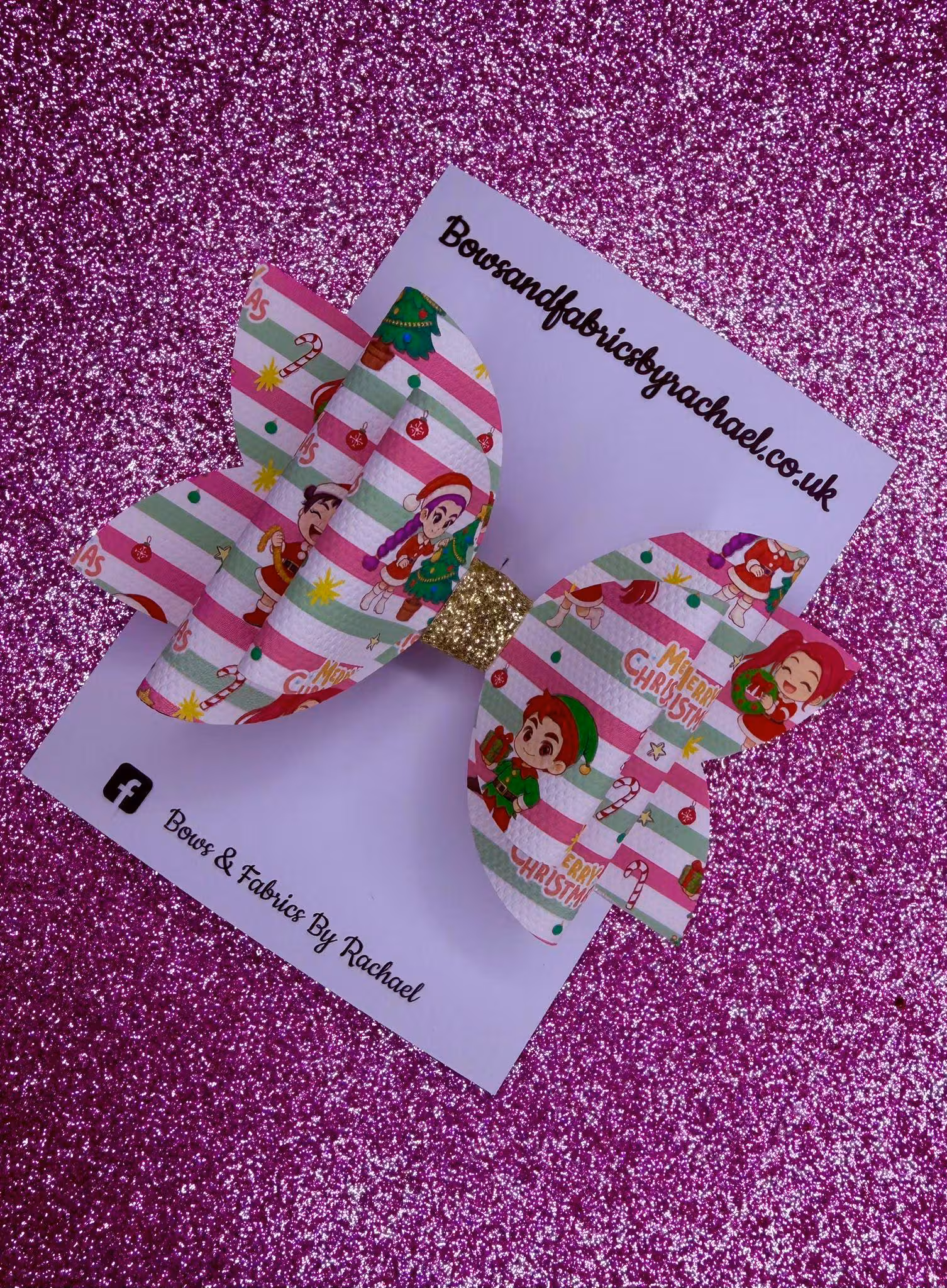 K Pop Christmas 006 Hair Bow