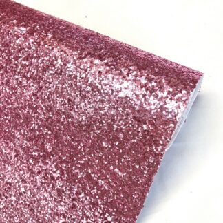 Pink Chunky Glitter Fabric Sheet