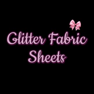 Glitter Fabric Sheets