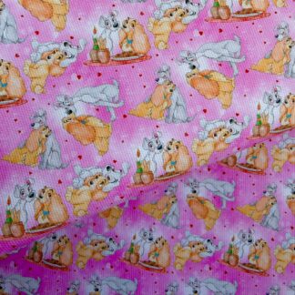 Disney Pups 003 Canvas Fabric Sheet