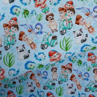 Luca 002 Canvas Fabric Sheet