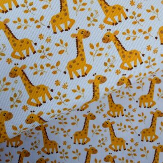 Giraffe 001 Canvas Fabric Sheet