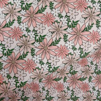 Flowers 081 Canvas Fabric Sheet