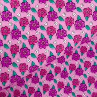 Flowers 080 Canvas Fabric Sheet