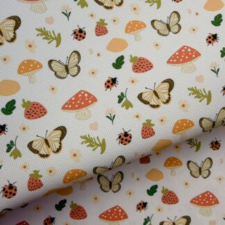 Bugs & Berries 001 Canvas Fabric Sheet