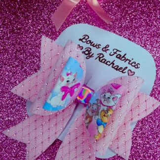 Limited Edition - Disney Cats Fabric Hair Bow
