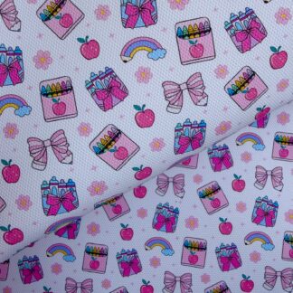 School 006 Canvas Fabric Sheet