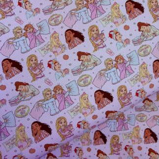 Princess Sleepover 001 Canvas Fabric Sheet
