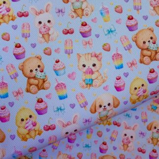 Summer Treats 002 Canvas Fabric Sheet