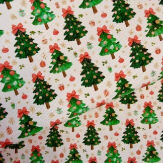 Christmas Trees 002 Canvas Fabric Sheet