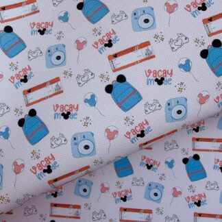 Disney Land 001 Canvas Fabric Sheet