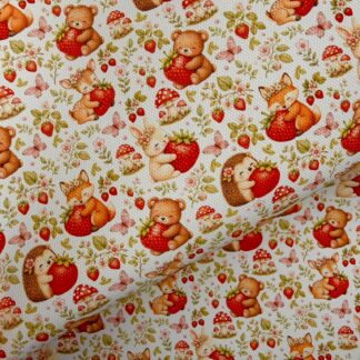 Berry Cute 001 Canvas Fabric Sheet