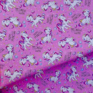 Unicorn 037 Canvas Fabric Sheet