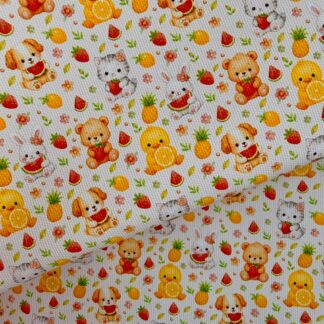 Summer Treats 003 Canvas Fabric Sheet