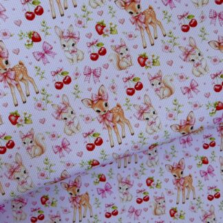 Woodland Berries 001 Canvas Fabric Sheet