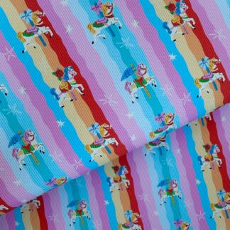 Carosel 001 Canvas Fabric Sheet