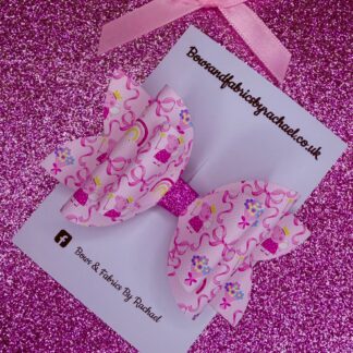 Pink Piggie 024 Hair Bow