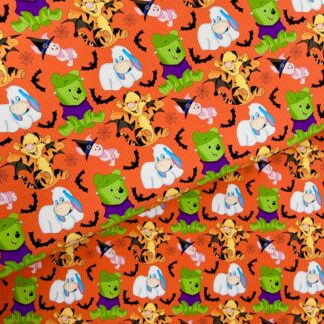 Halloween Pooh 001 Canvas Fabric Sheet