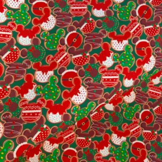 Disney Christmas Cookies 002 Canvas Fabric Sheet