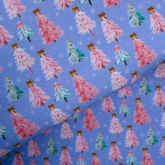 Christmas Trees 001 Canvas Fabric Sheet