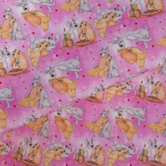 Disney Pups 003 Canvas Fabric Sheet
