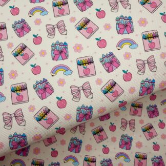School 006 Canvas Fabric Sheet
