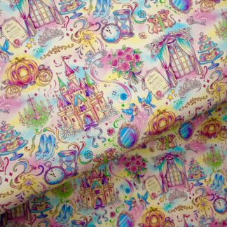 Glass Slipper 013 Canvas Fabric Sheet
