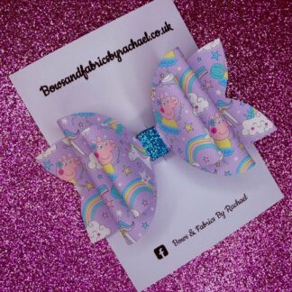 Pink Piggie 040 Hair Bow