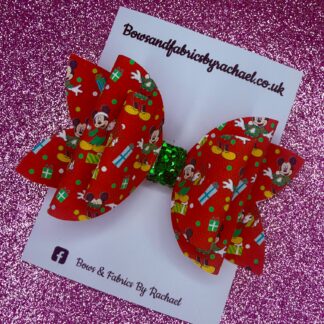 Disney Christmas 022 Hair Bow