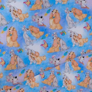 Disney Pups 004 Canvas Fabric Sheet