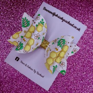 Honey Bees 001 Hair Bow